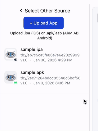 Delete apps
